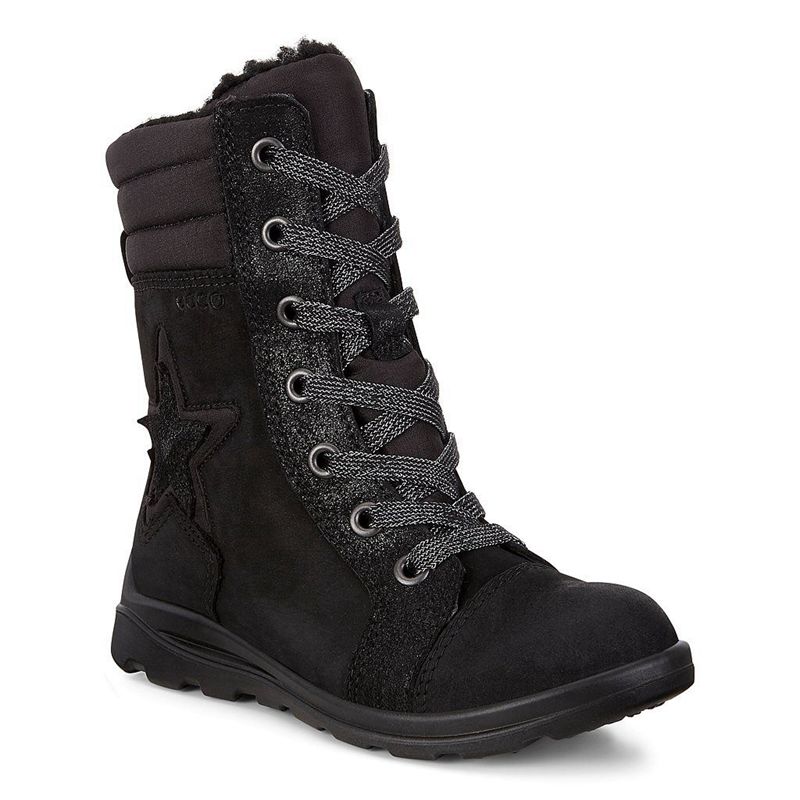 Botines Ankle Boots Ecco Janni Para Niños,Negras,420591-HFP